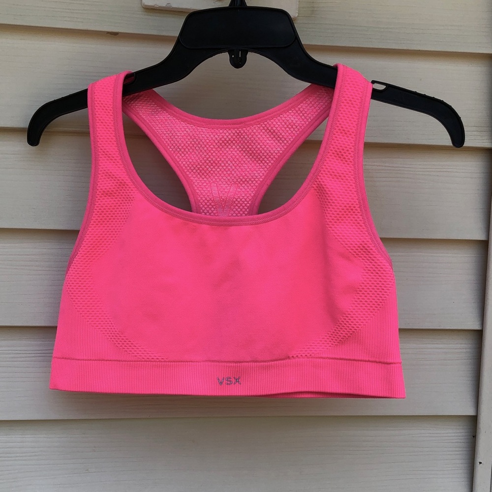 VSX Pink Racerback Sports Bra